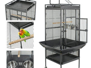 Bird Cage With Rolling Stand